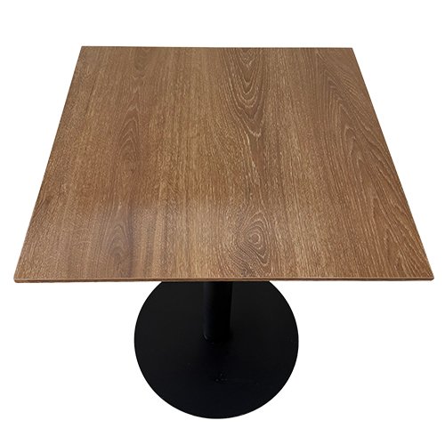 Mesa Biselada con base redonda